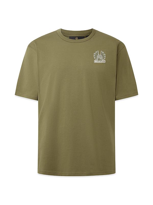 Belstaff Men's Mountain Logo T-Shirt - True Olive Product Image