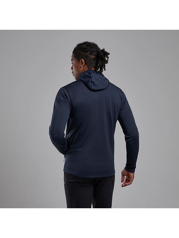 Montane Men's Protium Hooded Fleece Jacket - Eclipse Blue Image 3