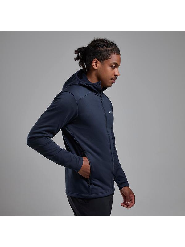 Montane Men's Protium Hooded Fleece Jacket - Eclipse Blue Image 5