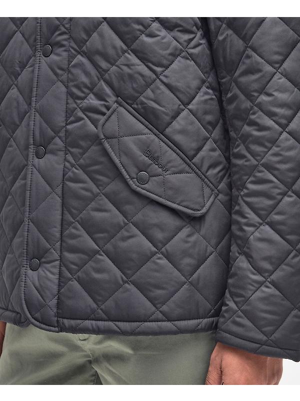 Barbour Men's Chelsea Quilted Jacket - Black Image 8