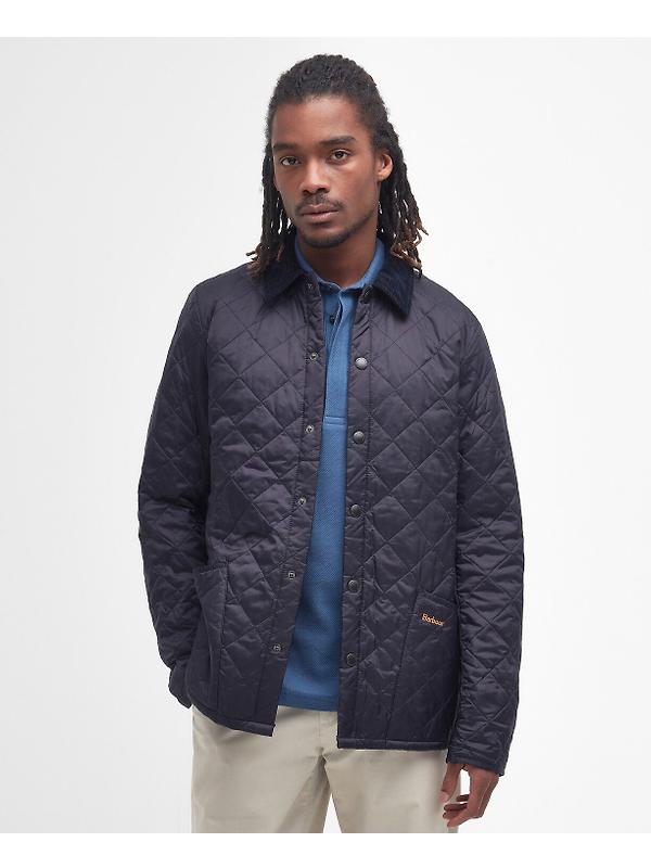 Barbour Men's Heritage Liddesdale Quilted Jacket - Navy Image 2