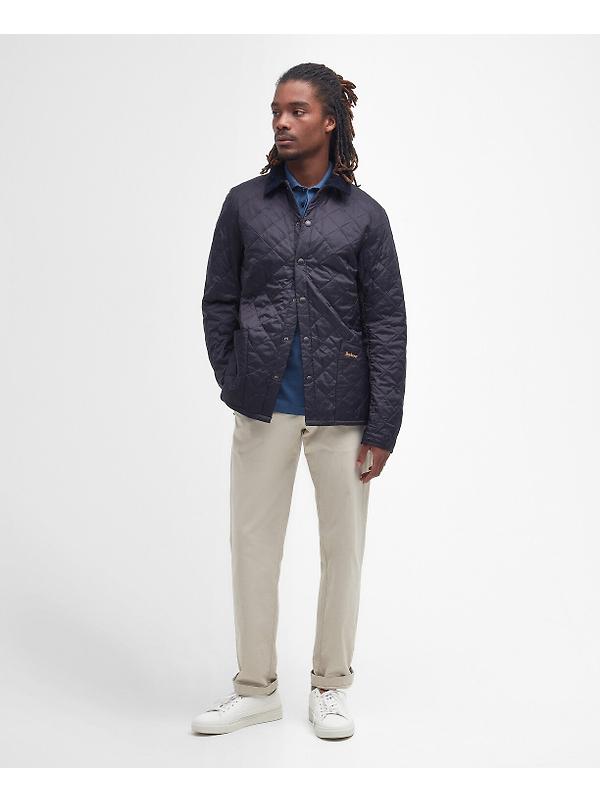 Barbour Men's Heritage Liddesdale Quilted Jacket - Navy Image 3