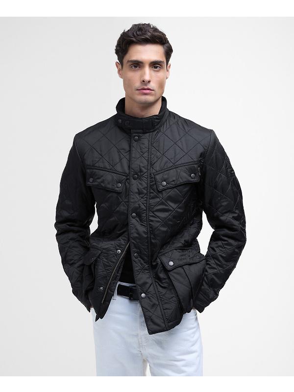 Barbour International Men's Ariel Polarquilt Jacket - Black Image 2