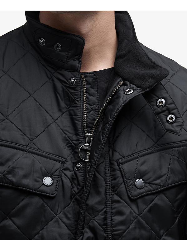 Barbour International Men's Ariel Polarquilt Jacket - Black Image 6