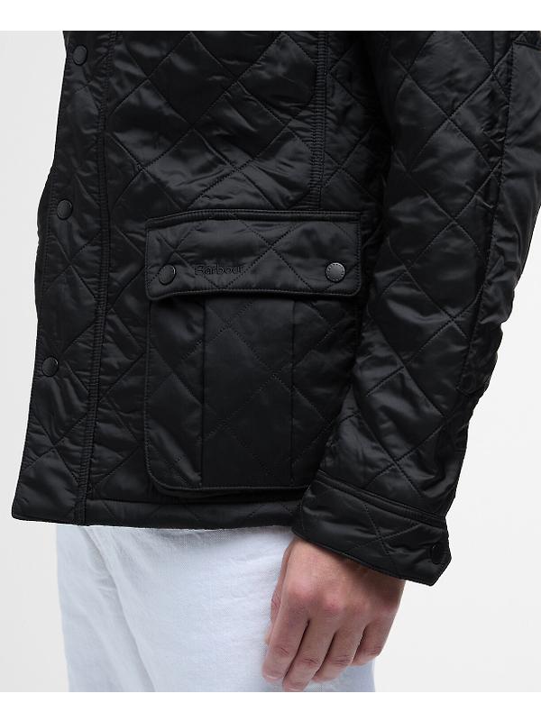 Barbour International Men's Ariel Polarquilt Jacket - Black Image 7
