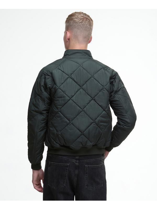 Barbour International Men's Steve McQueen Merchant Quilted Jacket - Sage Image 4