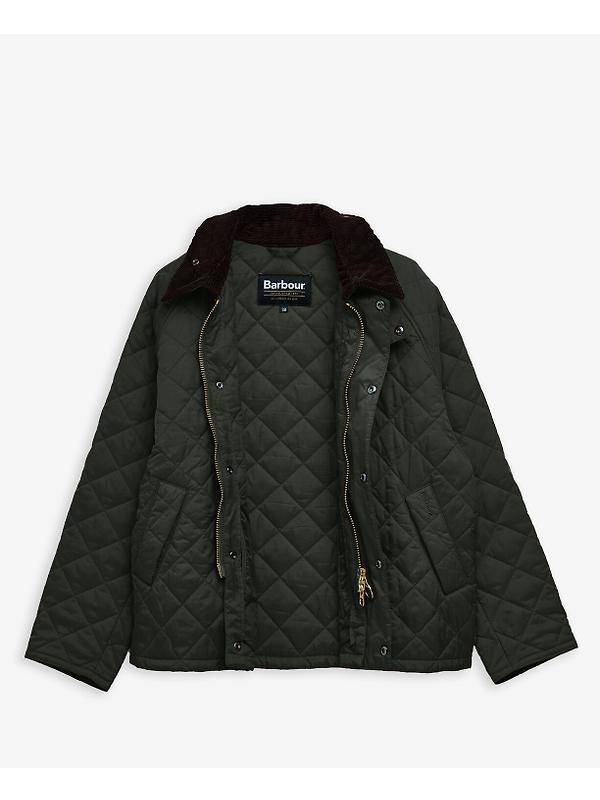 Barbour Men's OS Transport Quilted Jacket - Sage Image 10