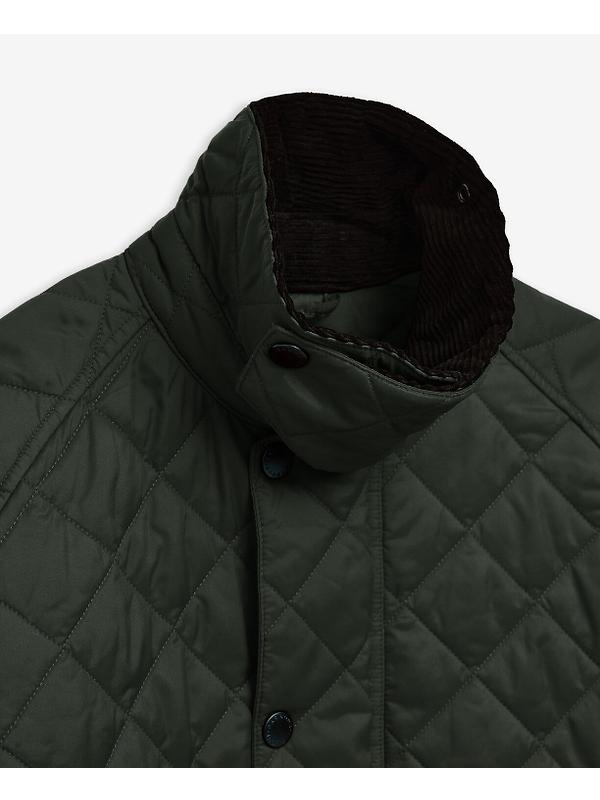 Barbour Men's OS Transport Quilted Jacket - Sage Image 14
