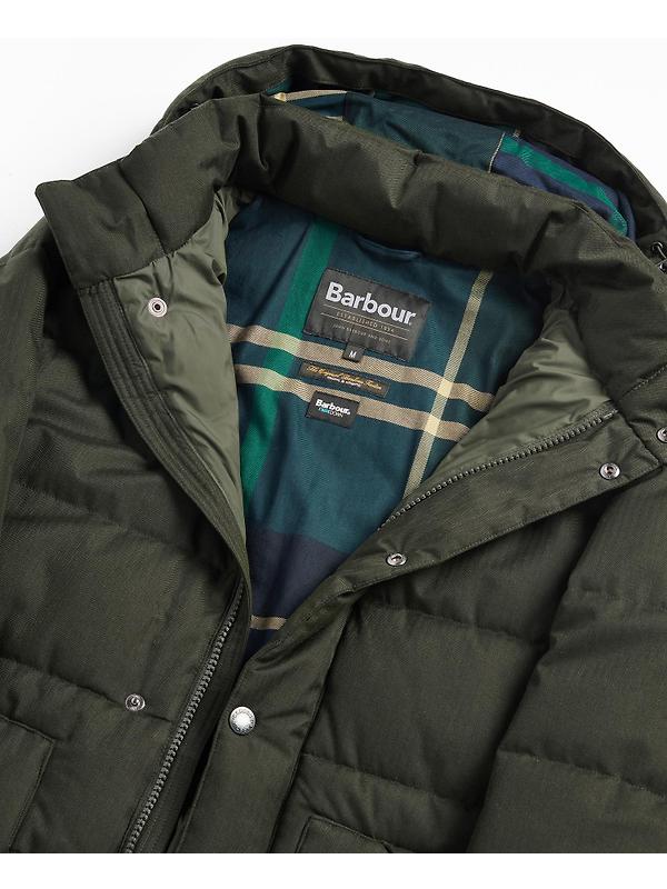 Barbour Men's Brampton Puffer Jacket - Sage Image 2