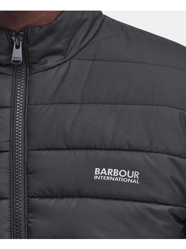 Barbour International Men's Ledley Quilted Jacket - Black Image 6