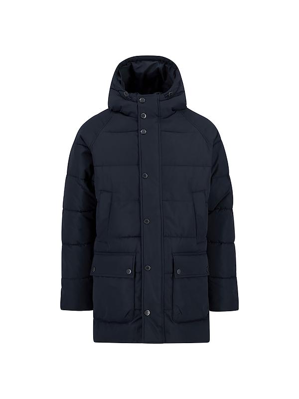 Barbour Men's Hooded Bedale Puffer Jacket - Dark Navy Image 1