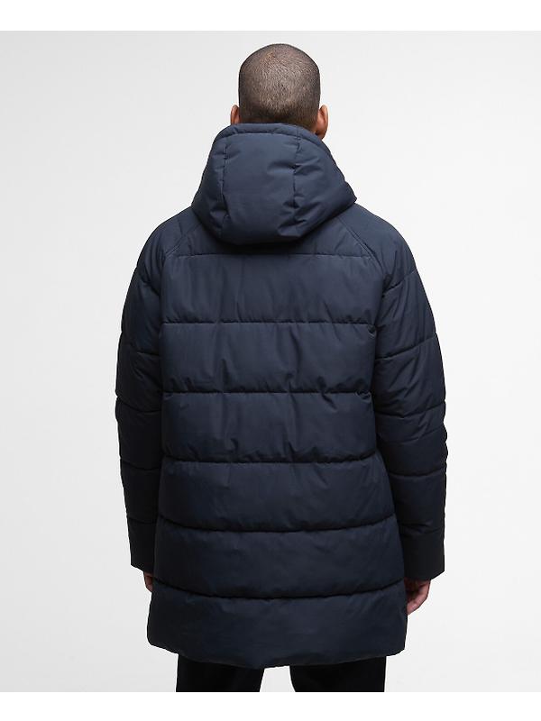 Barbour Men's Hooded Bedale Puffer Jacket - Dark Navy Image 4