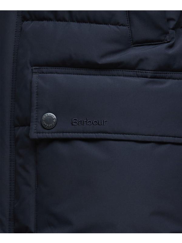 Barbour Men's Hooded Bedale Puffer Jacket - Dark Navy Image 6