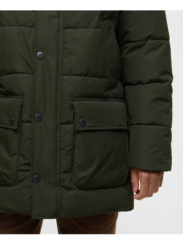 Barbour Men's Hooded Bedale Puffer Jacket - Sage Image 7