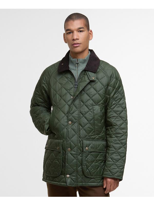 Barbour Men's Essential Bedale Quilted Jacket - Sage Image 2