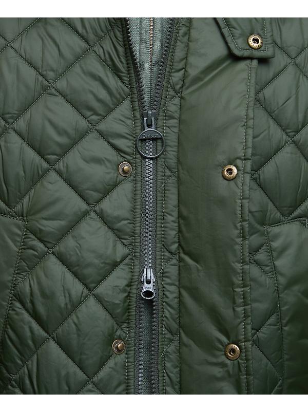 Barbour Men's Essential Bedale Quilted Jacket - Sage Image 6