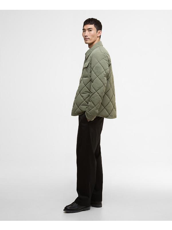 Barbour International Men's Axwell Puffer Jacket - Light Moss Image 3