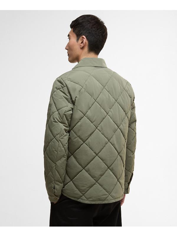 Barbour International Men's Axwell Puffer Jacket - Light Moss Image 4