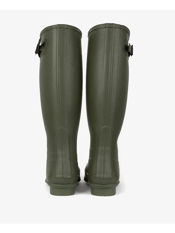 Barbour Men's Bede Tall Wellingtons - Olive Image 3