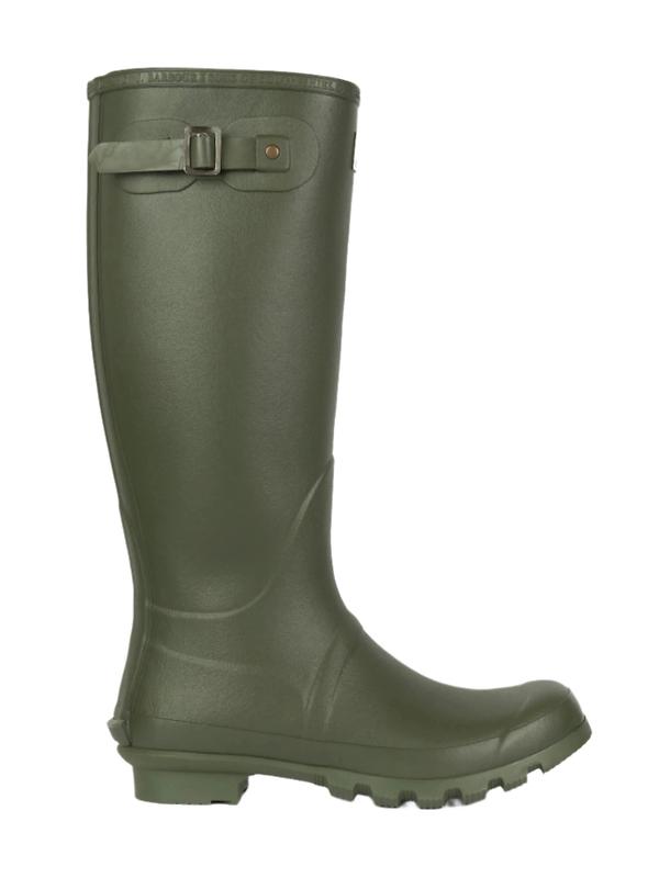 Barbour Men's Bede Tall Wellingtons - Olive Image 1