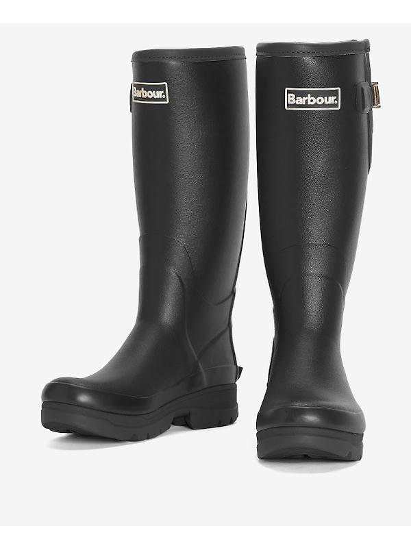 Barbour Men's Tempest Wellington Boots - Black Image 2