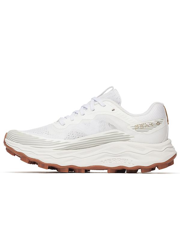 Merrell Women's Agility Peak 6 Trainers - White/Gum Image 4