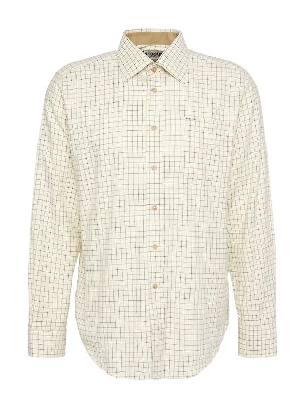Barbour Men's Field Tattersall Shirt - Green/Brown Image 1