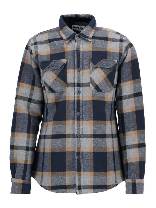 Barbour Men's Rhobell Tailored Shirt - Grey Marl Product Image