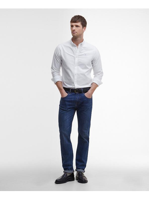 Barbour Men's Oxtown Tailored Striped Shirt - White Image 3