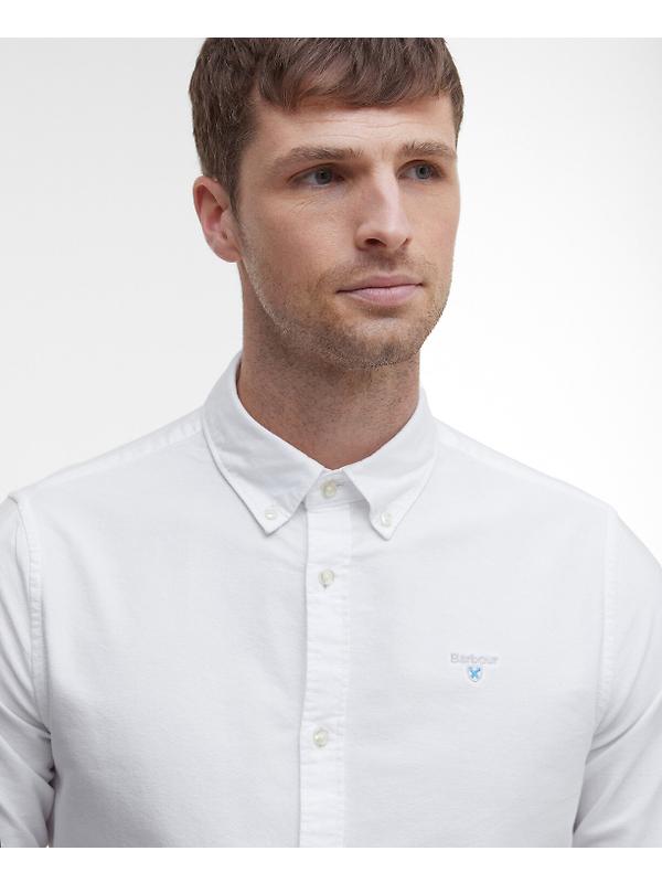 Barbour Men's Oxtown Tailored Striped Shirt - White Image 5