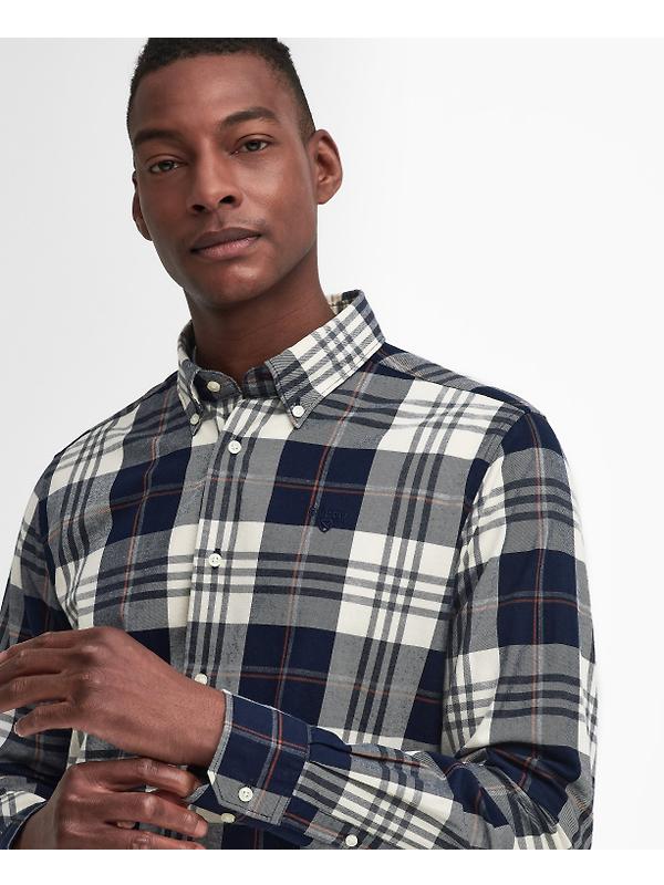 Barbour Men's Edgar Tailored Shirt - Navy Image 5