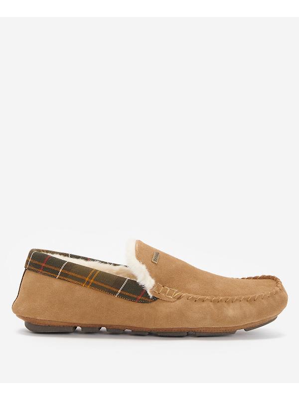 Barbour Men's Monty Slippers - Camel Suede Image 2