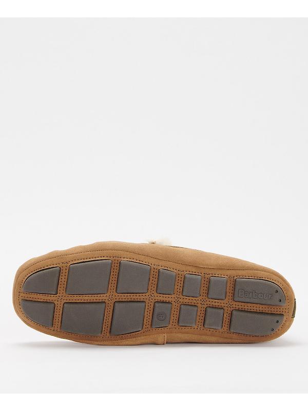 Barbour Men's Monty Slippers - Camel Suede Image 5