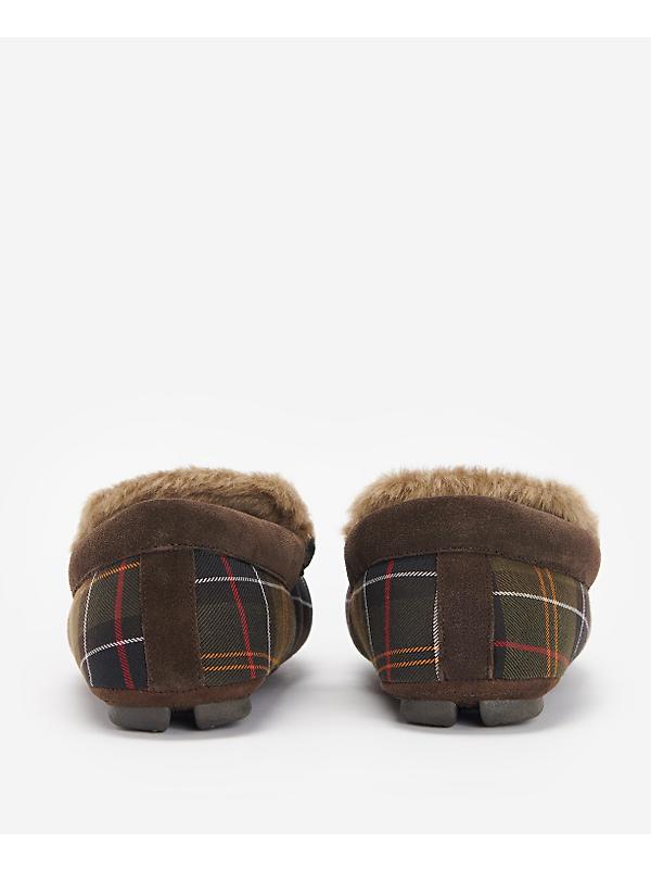Barbour Men's Monty Slippers - Recycled Classic Tartan Image 3
