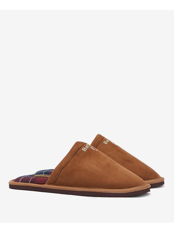 Barbour Men's Everitt Mule Slippers - Camel Image 2