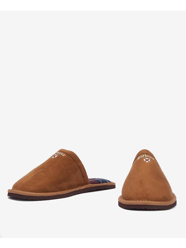 Barbour Men's Everitt Mule Slippers - Camel Image 5