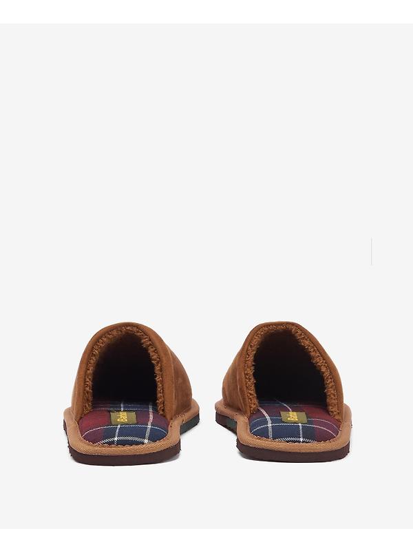 Barbour Men's Everitt Mule Slippers - Camel Image 4