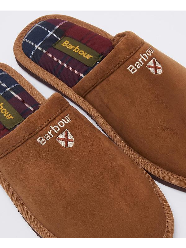 Barbour Men's Everitt Mule Slippers - Camel Image 3