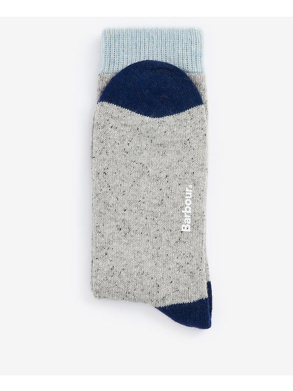 Barbour Men's Fairisle Socks Set of 2 - Blue Granite Mix Image 2