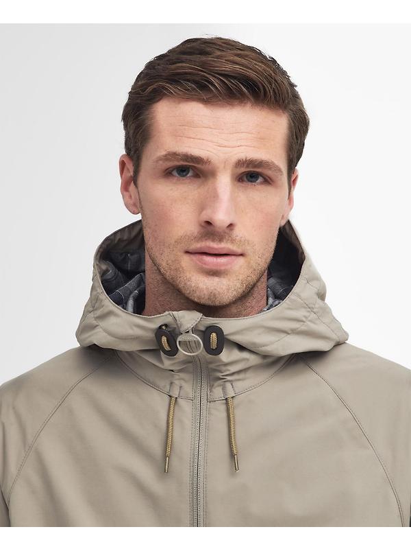 Barbour Men's Kirkhill Showerproof Jacket - Concrete Image 5