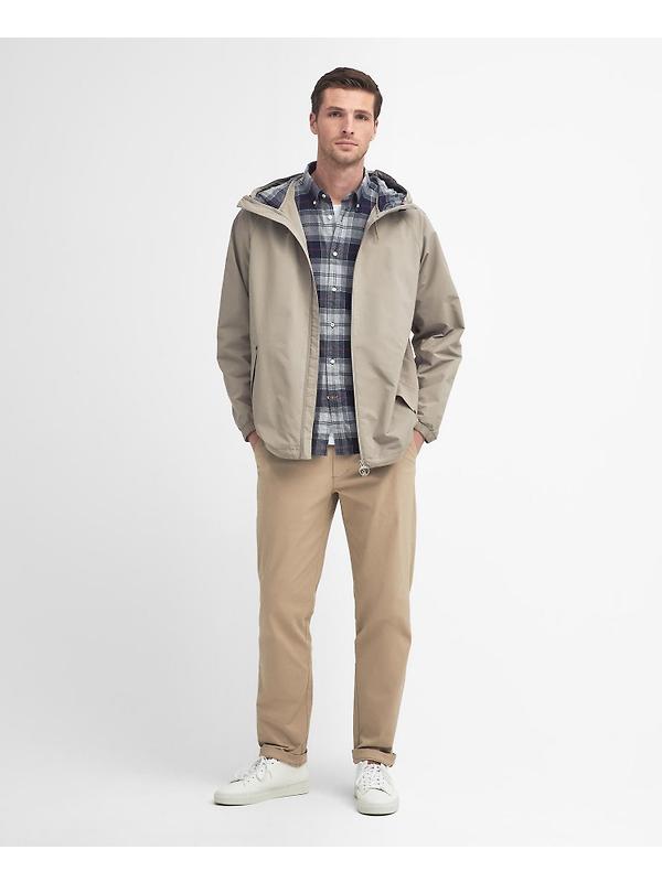 Barbour Men's Kirkhill Showerproof Jacket - Concrete Image 4