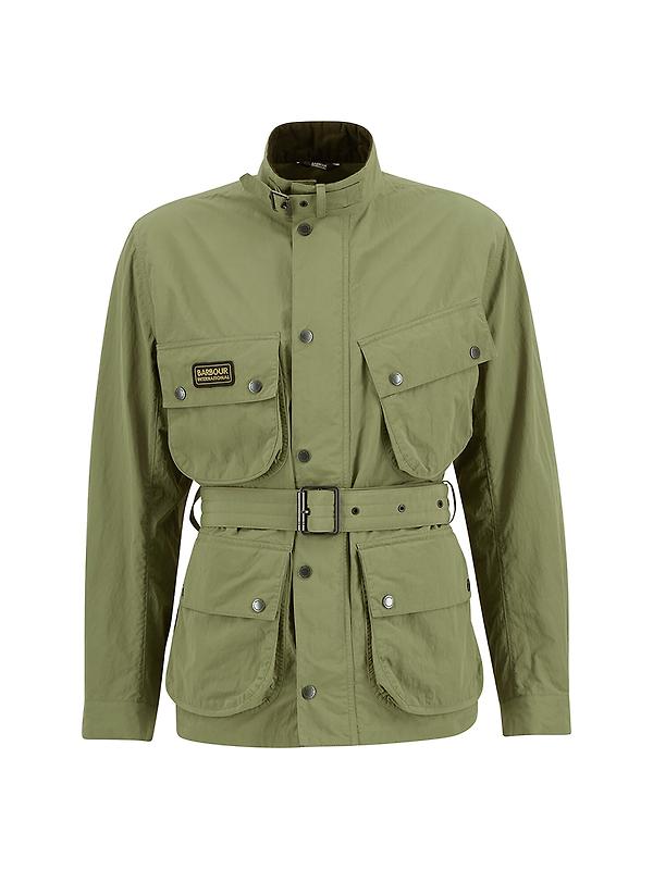 Barbour International Men's Contemporary A7 Showerproof Jacket - Burnt Olive Image 1