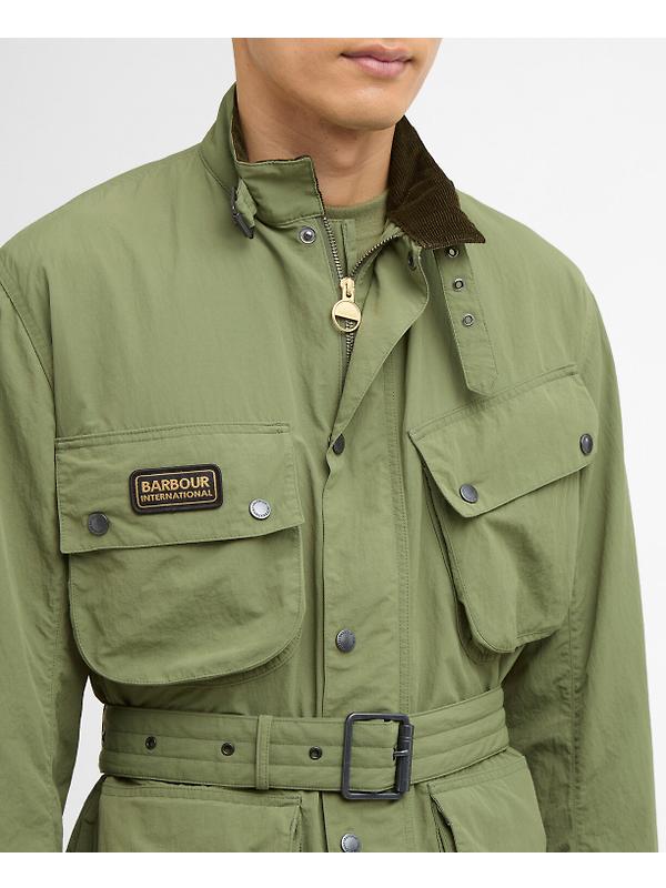 Barbour International Men's Contemporary A7 Showerproof Jacket - Burnt Olive Image 6