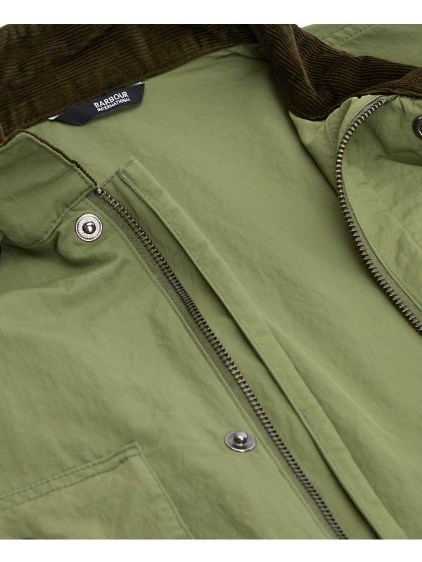 Barbour International Men's Contemporary A7 Showerproof Jacket - Burnt Olive Image 7