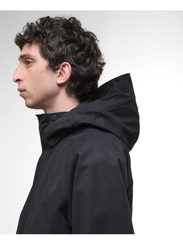 Barbour Men's Re-Engineered Hooded Wading Spey Showerproof Jacket - Black Image 6