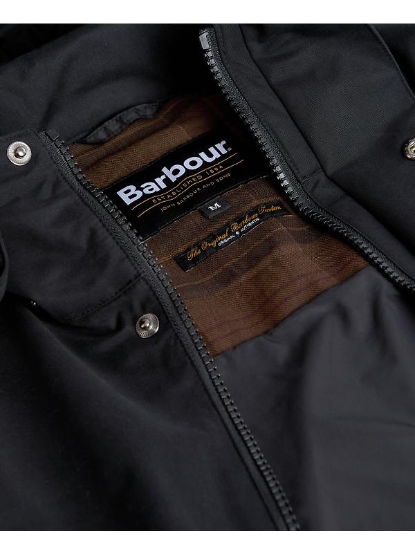 Barbour Men's Re-Engineered Hooded Wading Spey Showerproof Jacket - Black Image 8