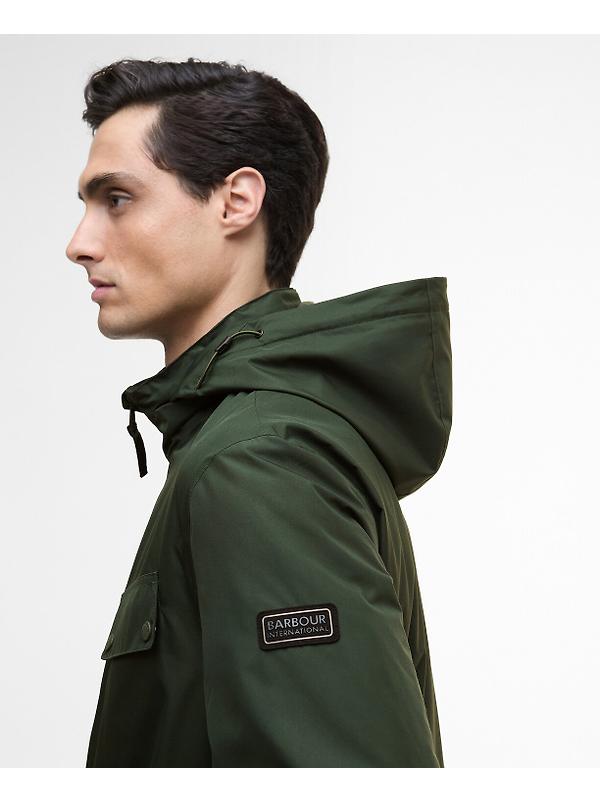Barbour International Men's Alver Showerproof Jacket - Sage Image 6