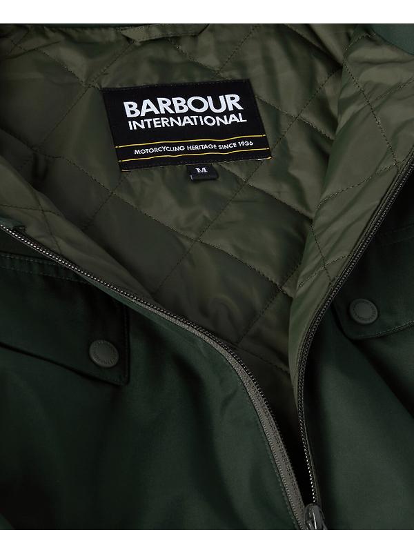 Barbour International Men's Alver Showerproof Jacket - Sage Image 8