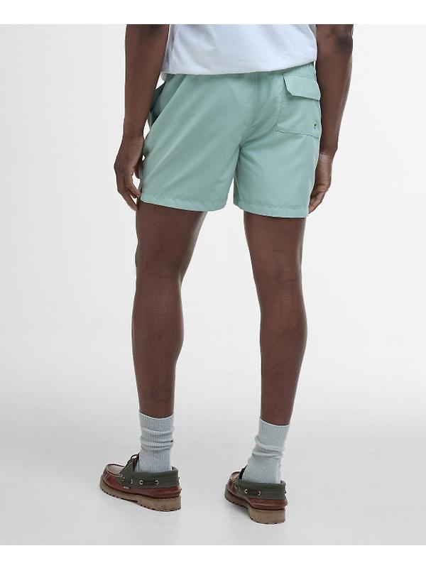 Barbour Men's Logo Swim Shorts - Pale Apple Image 4