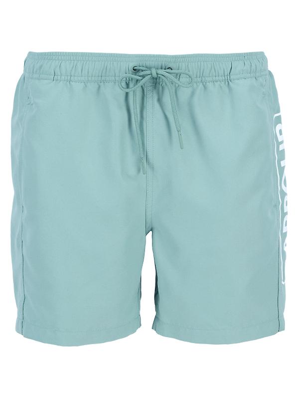 Barbour International Men's Large Logo Swim Shorts - Granite Green Product Image
